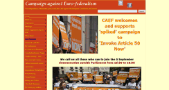 Desktop Screenshot of caef.org.uk